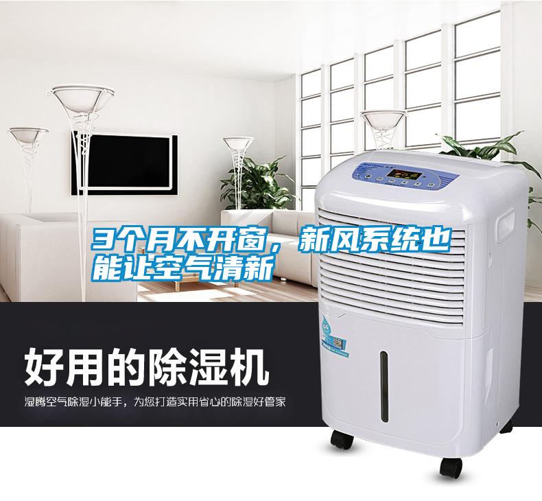 3個月不開窗，新風系統(tǒng)也能讓空氣清新