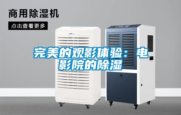 完美的觀影體驗(yàn):電影院的除濕
