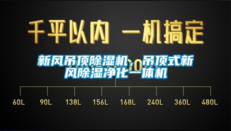 新風吊頂除濕機,吊頂式新風除濕凈化一體機