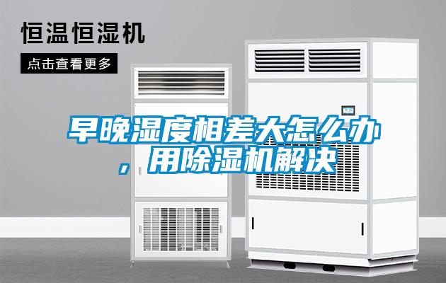 早晚濕度相差大怎么辦，用除濕機解決