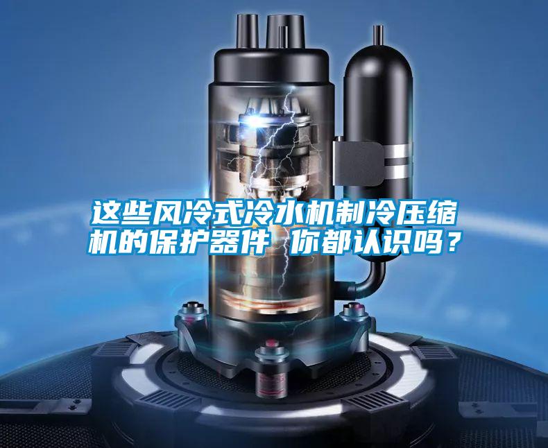 這些風(fēng)冷式冷水機制冷壓縮機的保護器件 你都認識嗎？