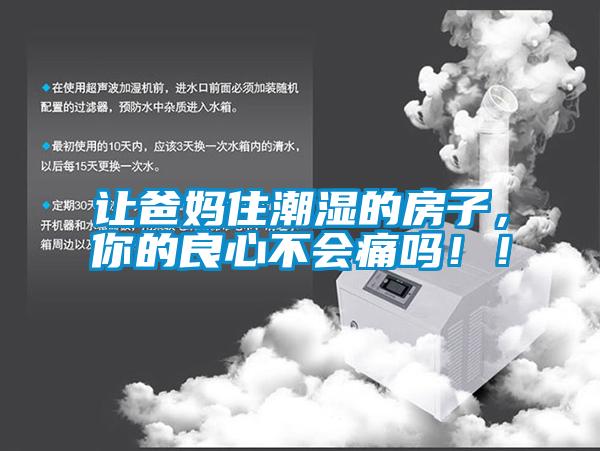 讓爸媽住潮濕的房子，你的良心不會痛嗎??！