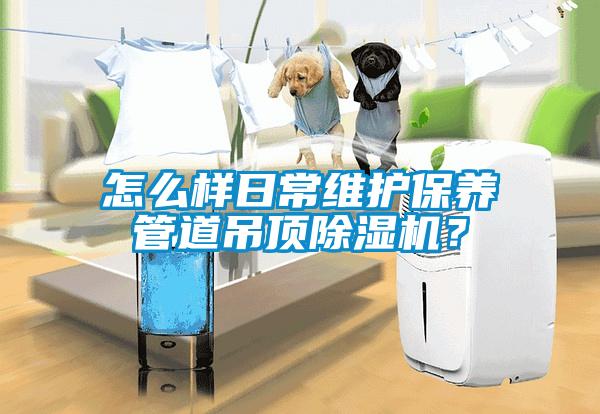 怎么樣日常維護保養(yǎng)管道吊頂除濕機?