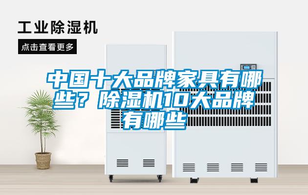 中國十大品牌家具有哪些？除濕機10大品牌有哪些