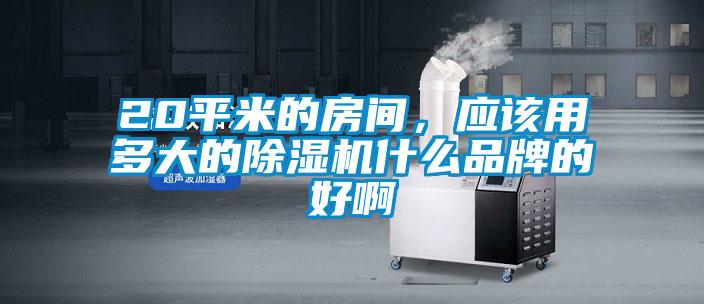 20平米的房間，應該用多大的除濕機什么品牌的好啊