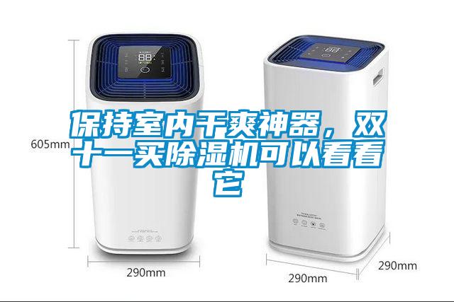 保持室內干爽神器,雙十一買除濕機可以看看它