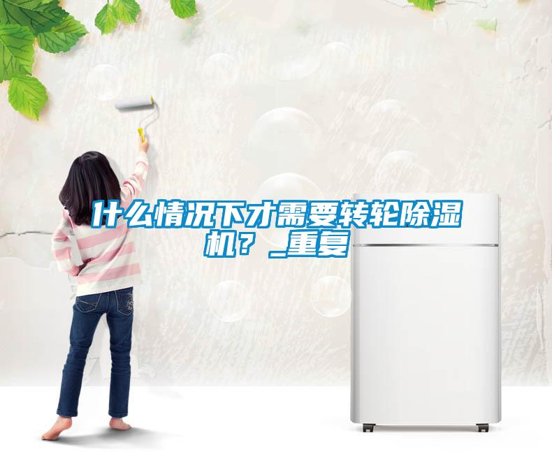 什么情況下才需要轉輪除濕機？_重復