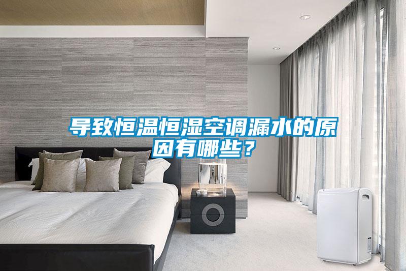 導致恒溫恒濕空調(diào)漏水的原因有哪些？