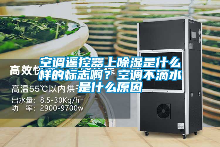 空調遙控器上除濕是什么樣的標志??？空調不滴水是什么原因